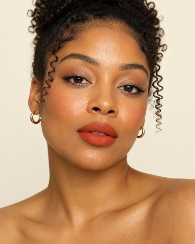 Model with light skin tone wearing Ember